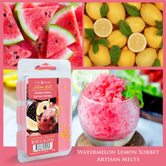 Watermelon Lemon Sorbet Artisan Melts
