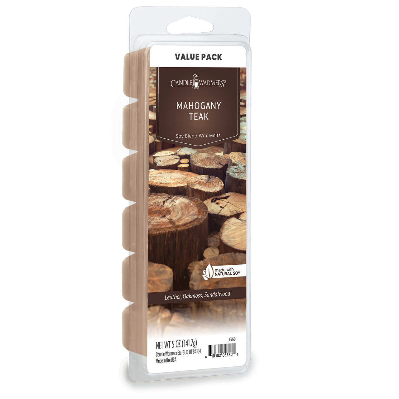 Mahogany Teak Classic Wax Melts 5oz