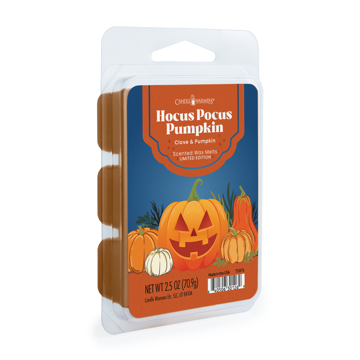 Hocus Pocus Pumpkin Limited Edition 2.5 oz Halloween Wax Melt