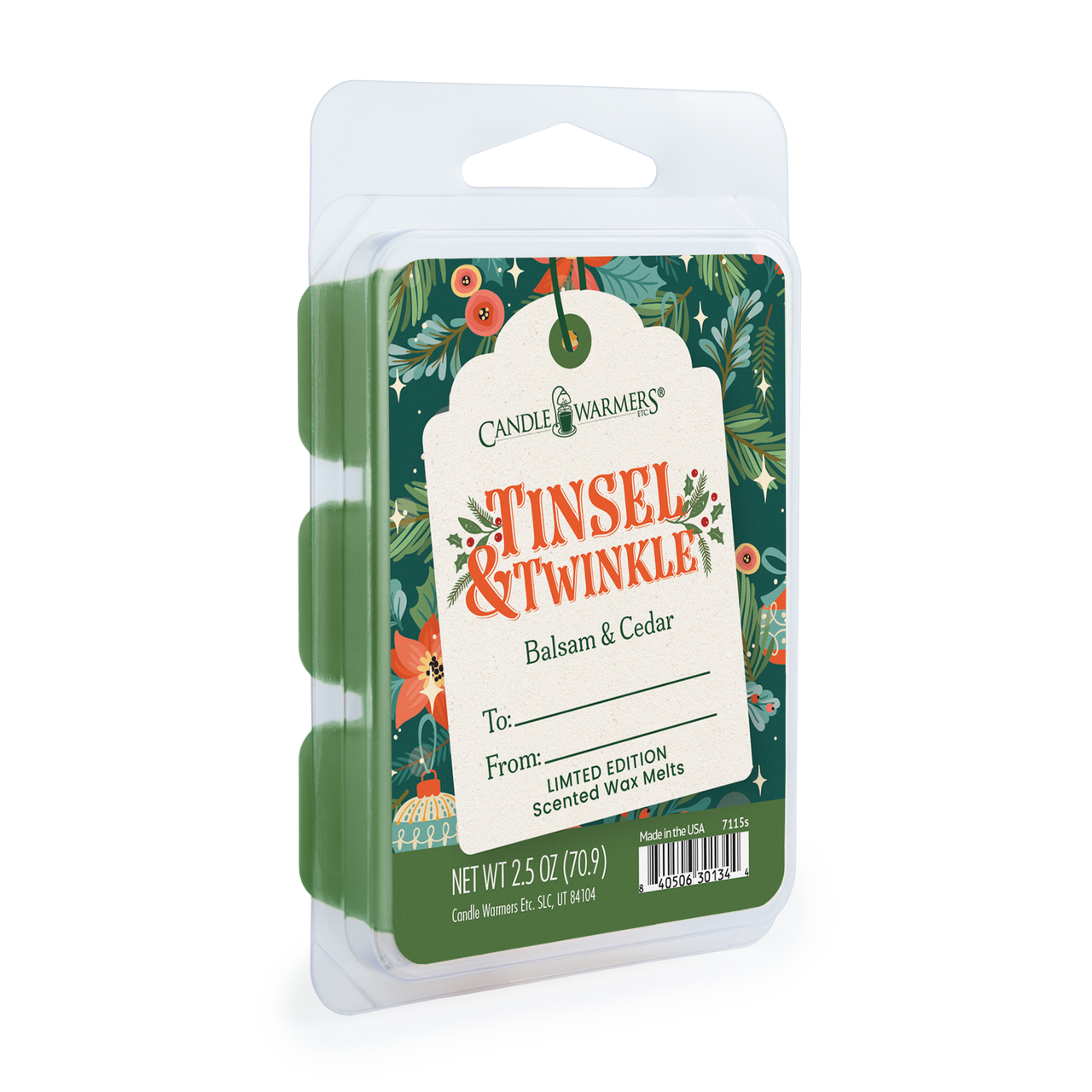 Tinsel & Twinkle Limited Edition 2.5 oz Christmas Wax Melt
