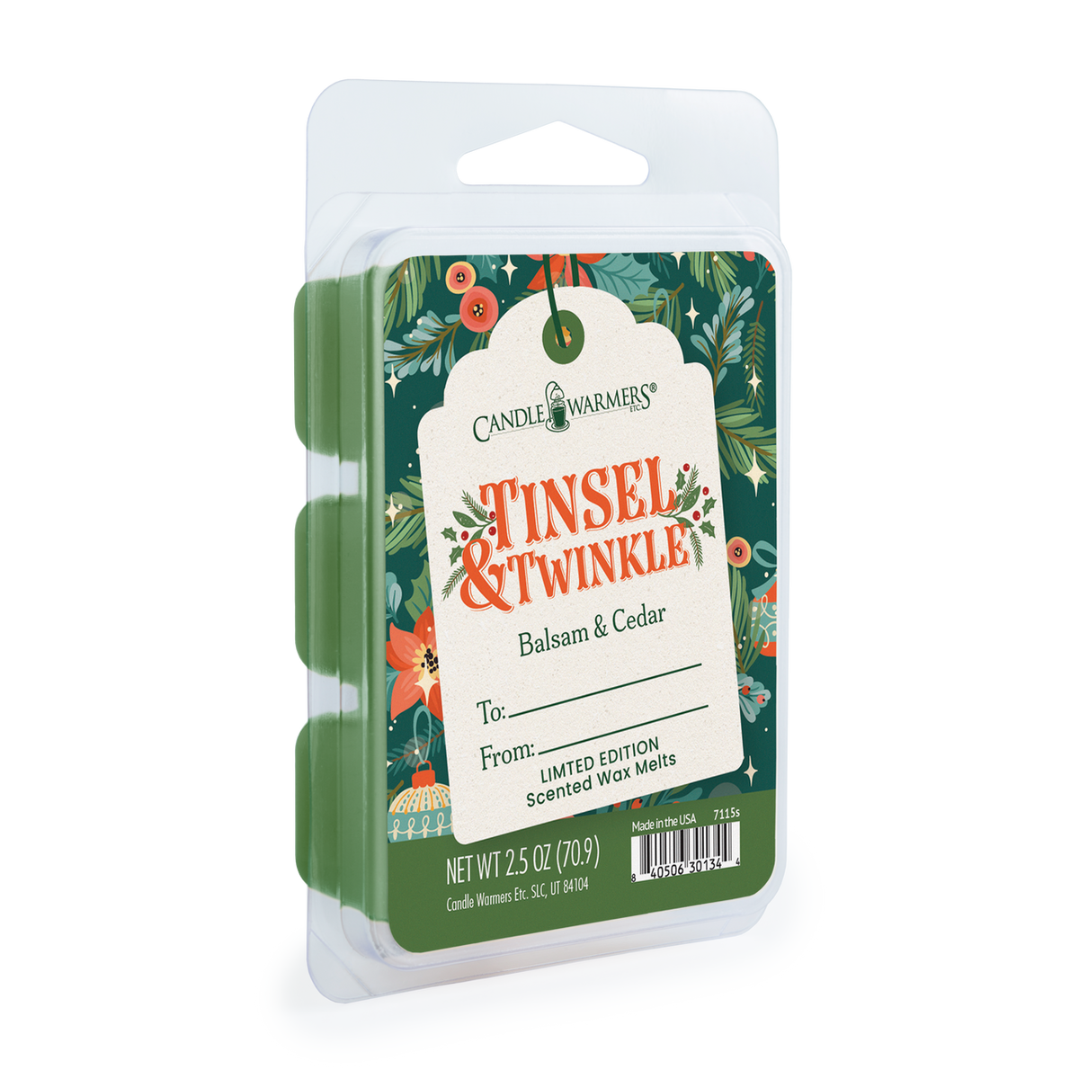 Tinsel & Twinkle Limited Edition 2.5 oz Christmas Wax Melt