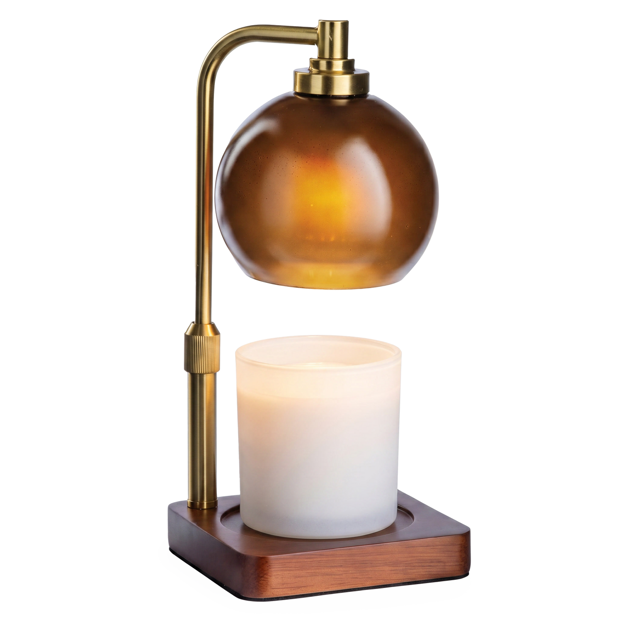 Amber Sphere Candle Warmer Lamp