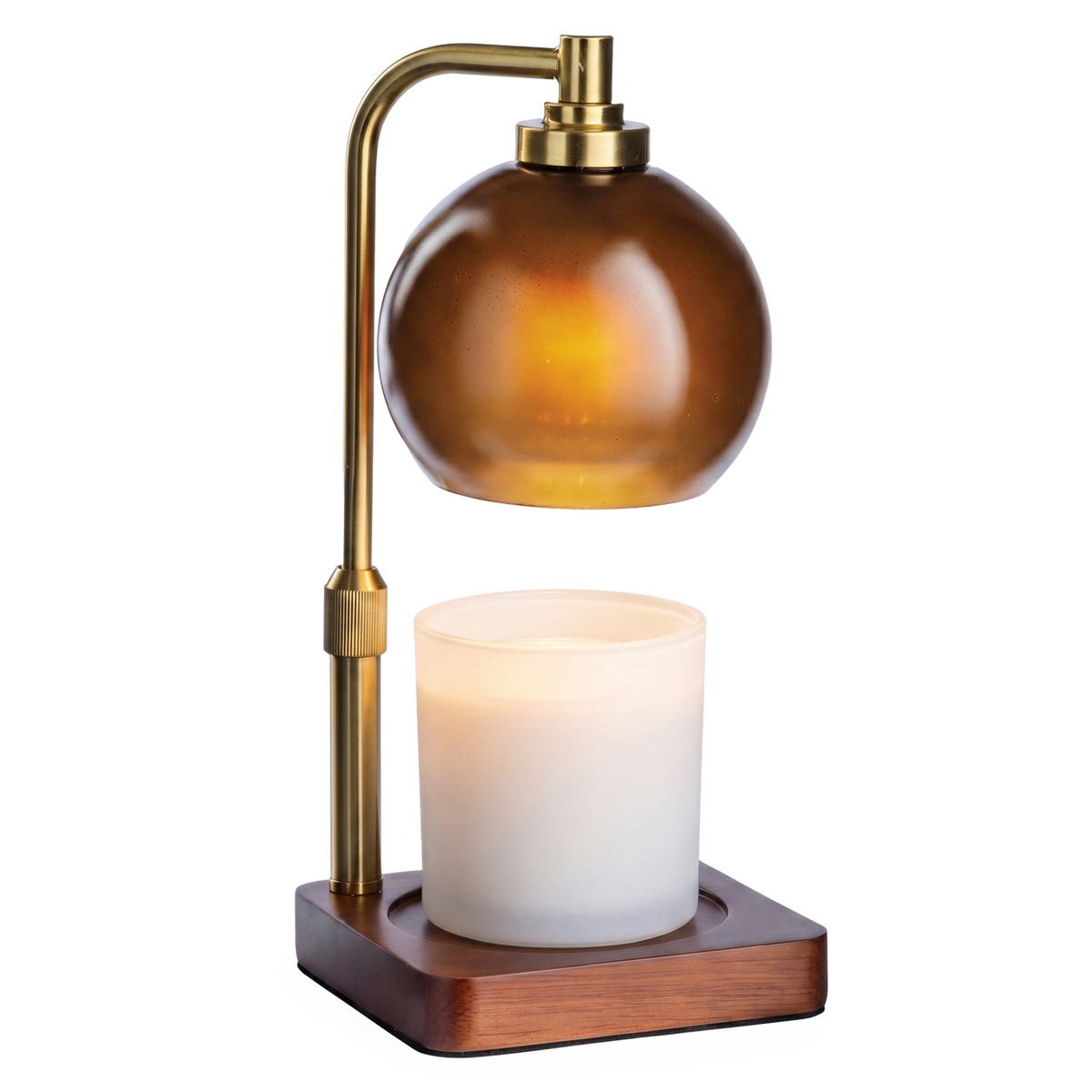 Amber Sphere Candle Warmer Lamp