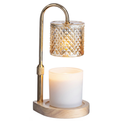 Champagne Crystal Candle Warmer Lamp